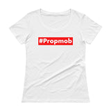 Official Monster Tutorials Propmob Ladies' Scoopneck T-Shirt