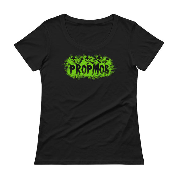 Official Propmob Ladies' Scoopneck T-shirt