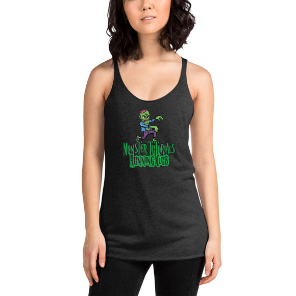 Official Monster Tutorials Running Club Women's Racerback Tank