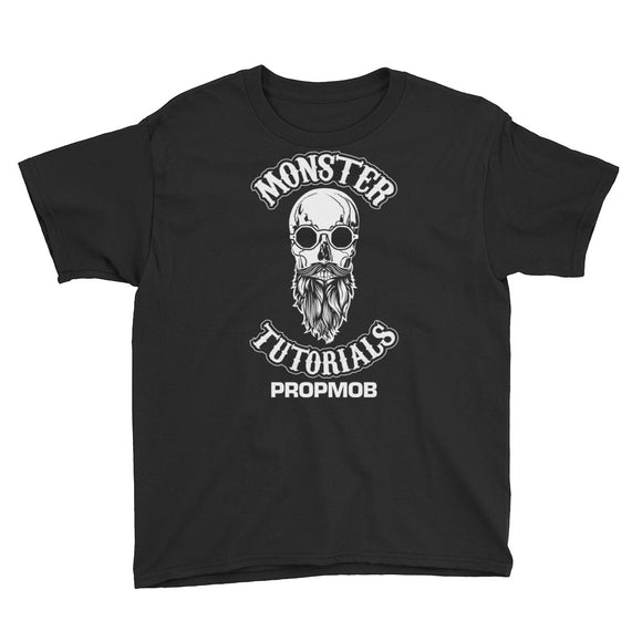 Official Monster Tutorials Propmob Youth Short Sleeve T-Shirt