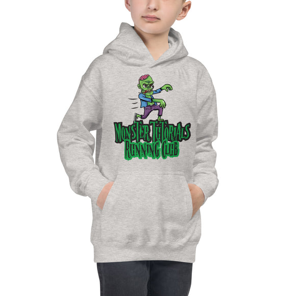 Official Monster Tutorials Running Club Kids Hoodie