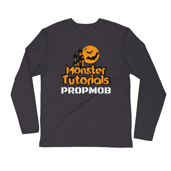 PROPMOB Monster Tutorials Long Sleeve Fitted Crew