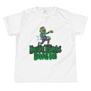 Official Monster Tutorials Running Club Youth Technical T-shirt