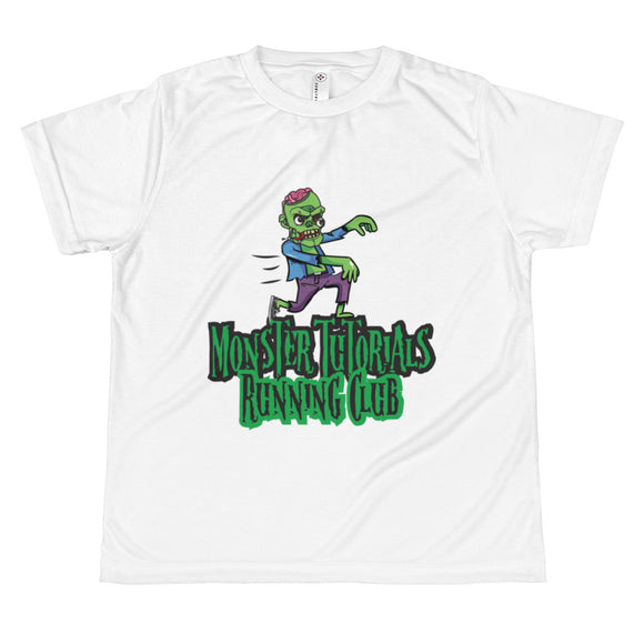 Official Monster Tutorials Running Club Youth Technical T-shirt