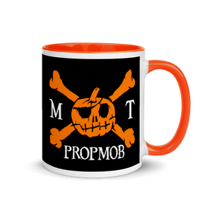 PropMob Pirate Mug with Halloweeny color Inside